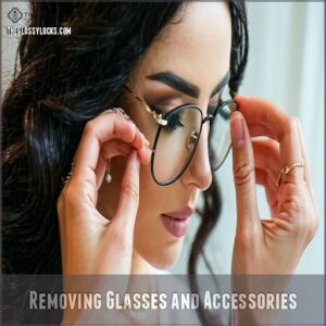 Removing Glasses and Accessories