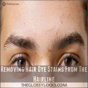 Removing Hair Dye Stains From The Hairline