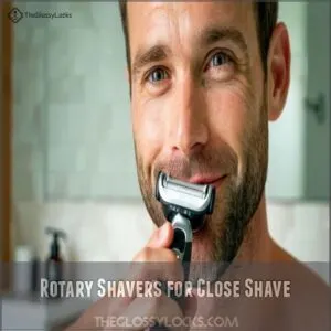 Rotary Shavers for Close Shave