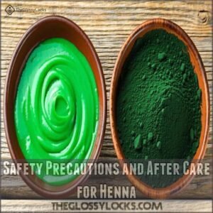 Safety Precautions and After Care for Henna