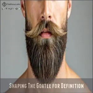 Shaping The Goatee for Definition