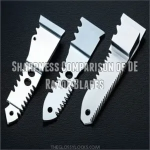 Sharpness Comparison of DE Razor Blades