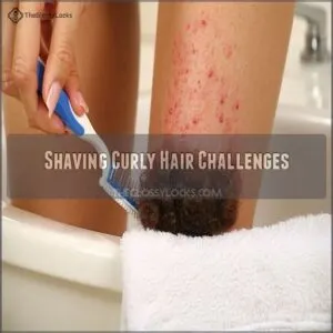 Shaving Curly Hair Challenges