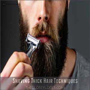 Shaving Thick Hair Techniques Shaving Thick Hair Techniques