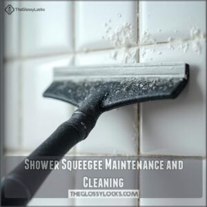 Shower Squeegee Maintenance and Cleaning