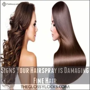 Signs Your Hairspray is Damaging Fine Hair