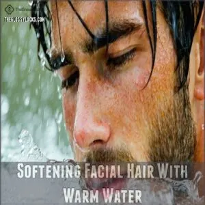 Softening Facial Hair With Warm Water