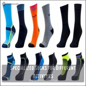 Specialized Socks for Different Activities