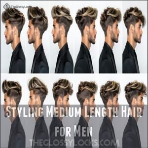 Styling Medium Length Hair for Men