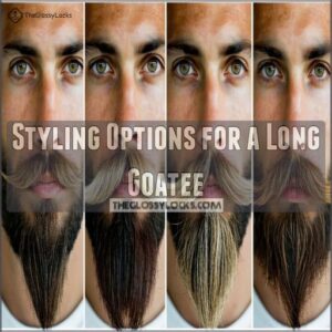 Styling Options for a Long Goatee