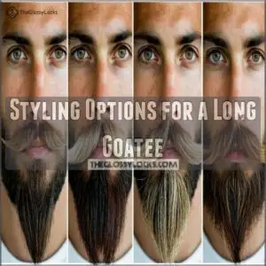 Styling Options for a Long Goatee