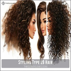 Styling Type 2B Hair