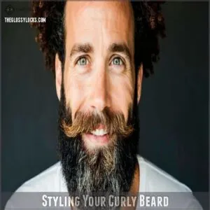 Styling Your Curly Beard