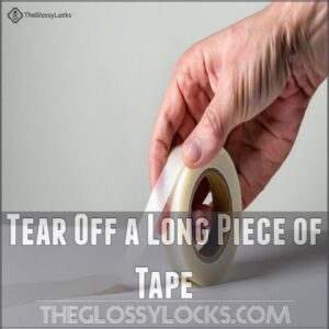 Tear Off a Long Piece of Tape