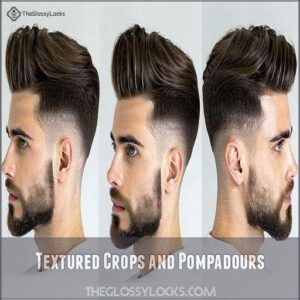 Textured Crops and Pompadours