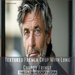 Textured French Crop With Long Choppy Fringe