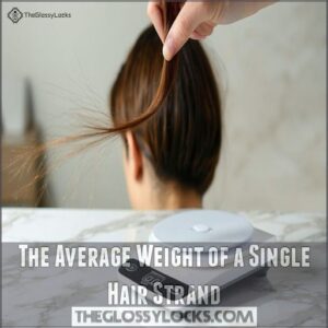 The Average Weight of a Single Hair Strand