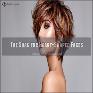 The Shag for Heart-Shaped Faces