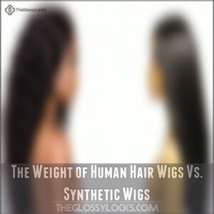 The Weight of Human Hair Wigs Vs. Synthetic Wigs