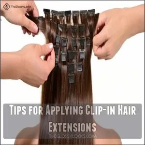 Tips for Applying Clip-in Hair Extensions