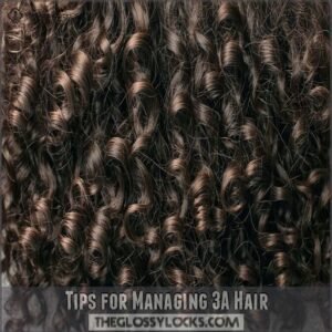 Tips for Managing 3A Hair