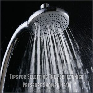 Tips for Selecting The Perfect High Pressure Shower Head