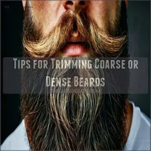 Tips for Trimming Coarse or Dense Beards