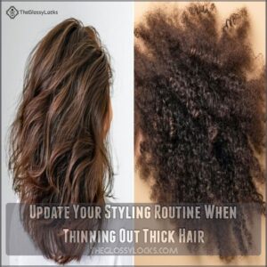 Update Your Styling Routine When Thinning Out Thick Hair