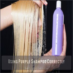 Using Purple Shampoo Correctly