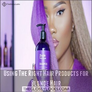 Using The Right Hair Products for Blonde Hair