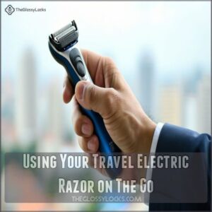 Using Your Travel Electric Razor on The Go