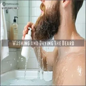 Washing and Drying The Beard