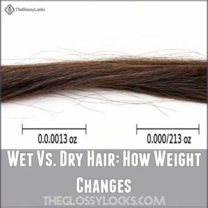 Wet Vs. Dry Hair: How Weight Changes