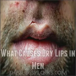 What Causes Dry Lips in Men