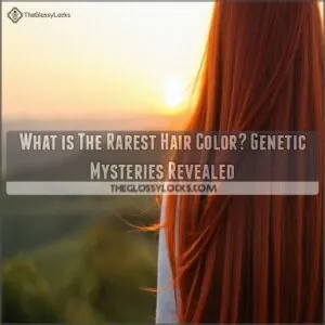 what is the rarest hair color