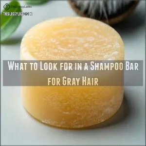 What to Look for in a Shampoo Bar for Gray Hair