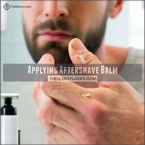 Applying Aftershave Balm