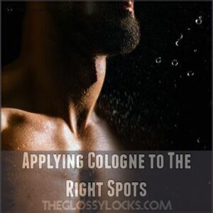 Applying Cologne to The Right Spots