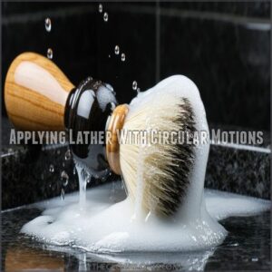 Applying Lather With Circular Motions