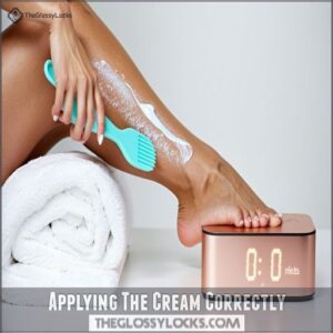 Applying The Cream Correctly