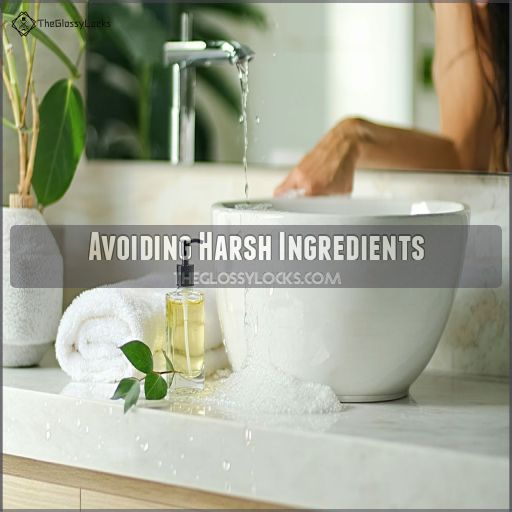 Avoiding Harsh Ingredients