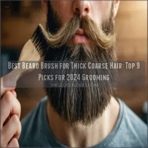 best beard brush for thick coarse hair