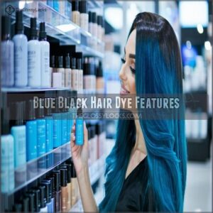 Blue Black Hair Dye Features