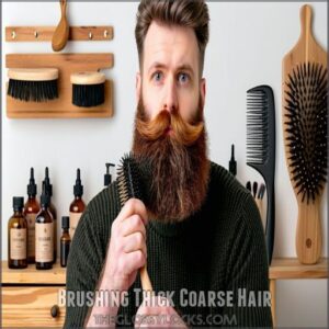 Brushing Thick Coarse Hair