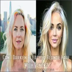 Can I Darken Bleached Blonde Hair With Toner