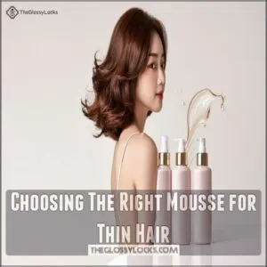 Choosing The Right Mousse for Thin Hair