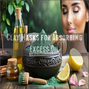 Clay Masks for Absorbing Excess Oil