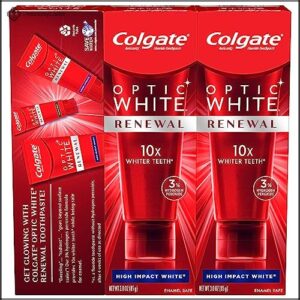 Colgate Optic White Renewal Teeth