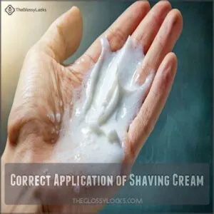 Correct Application of Shaving Cream