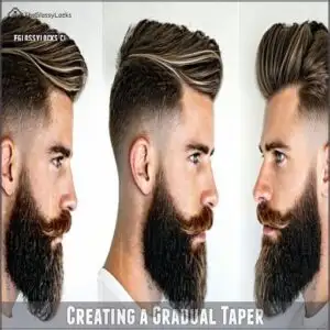 Creating a Gradual Taper Creating a Gradual Taper